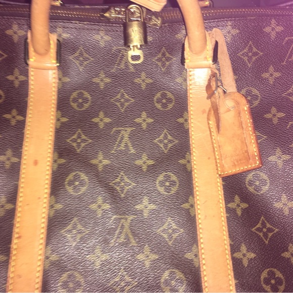 LOUIS VUITTON BANDOULIERE KEEPALL DUFFLE BAG 60 - Picture 4 of 14